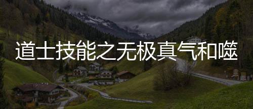 噬血术介绍之无道士技能极真气和